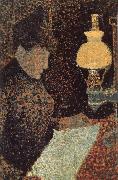 The woman Reading Paul Signac